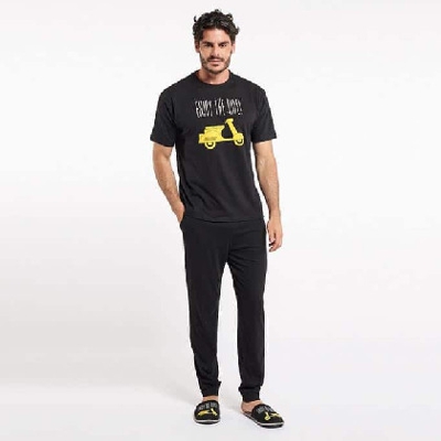 Pijama 2 piezas - Fausto Negro talla L