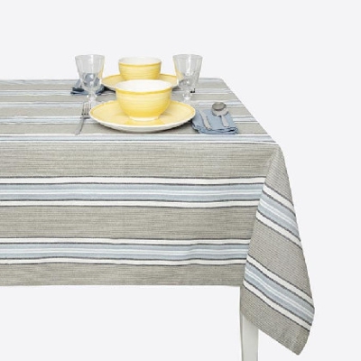 Mantel Algodón - Begur 4 Comensales - 150x150 cm Gris