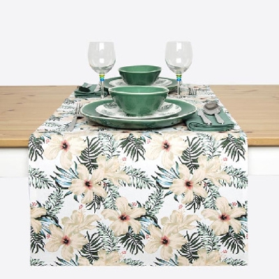 Camino Mesa - Tropical 045x150 cm Verde