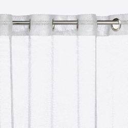 Cortina confeccionada - Malla 145x270 cm Blanco precio