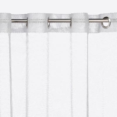 Cortina confeccionada - Malla 145x270 cm Blanco