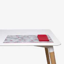 Individual - Nieve 033x048 cm Gris características