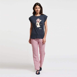 Pijama 2 piezas - Triglia Rojo talla M en oferta