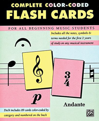 Complete Color Coded Flash Cards for All Beginning Music Students by Unknown(1996-07-01) características