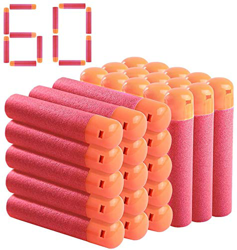 StillCool Dardos Nerf Espuma Roja de 9,5 cm, para Elite Mega Series, Nerf N-Strike Mega Centurión Kids Toy Gun Sniper Bullet (60 pcs) precio