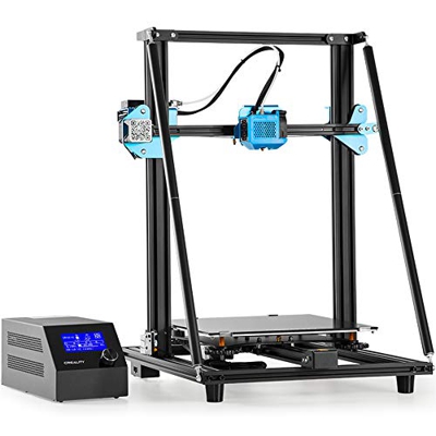 Impresora 3D Creality CR 10 V2, Unidad Extrusora Totalmente Metálica, Fuente de Alimentación Meanwell de 350 W/24 V, Dos Tornillos de Avance Del Eje Z