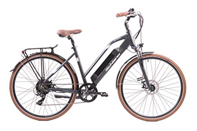 F.lli Schiano e- Voke Bicicletta, Unisex-Adult, Negro, 28 Pulgadas