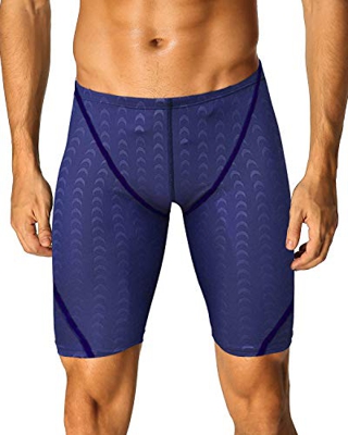 MODCHOK Hombre Bañador de Competición Jammer Boxer para Natación Trajes de Baño