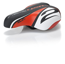 XLC 2502032600 Sillín Infantil SA-C02, Rojo, Negro y Blanco, Talla única precio