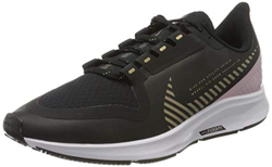 Nike W Air Zoom Peg Shield, Zapatillas para Correr para Mujer, Dk Smoke Grey/Metallic Gold/White/Plum Chalk/Black, 36 EU precio