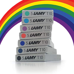 Lamy T10 Surtido Color Paquete Fuente Pluma Cartuchos De Tinta Recambios Repuesto Reemplazo Para Todos Los Lamy Estilográfica Plumas (1 Paquete De Cad en oferta