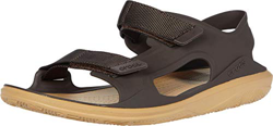 Crocs Swiftwater Molded Expedition Sandal, Sandalias de Punta Descubierta para Hombre, Marrón (Espresso/Tan 2i1), 41/42 EU precio