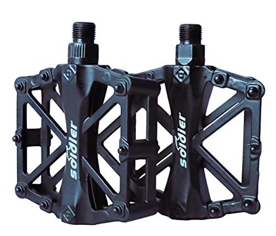 Pedales Bicicleta, Pedals Impermeable 9/16 Pulgadas con Sellado Antideslizante Durable para Bicicleta de Montaña BMX Universal Bike Bike Trekking Bike