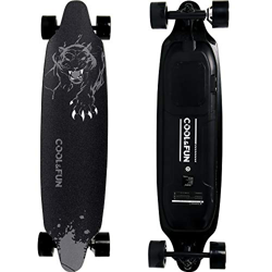 RCB Monopatín Eléctrico Skateboard Eléctrico Longboard de 4 Ruedas con Motor Inteligente Skateboard y Control Remoto, Velocidad 28-32 km/h, para Adult características
