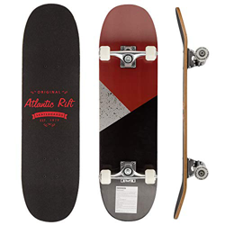 Deuba Monopatín Atlantic Rift Gris skateboard de madera actividad exterior 80cm antideslizante ruedas ABEC 9 deporte en oferta