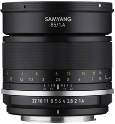 Ver Samyang MF 85mm f1.4 MK2 Fujifilm X y sus características Samyang MF 85mm f1.4 MK2 Fujifilm X en oferta