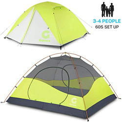 Gonex Tienda de Campaña 3-4 Personas, Tienda de Camping Ligero Impermeable Anti Viento, Tienda Domo para Senderismo Excursionismo Trekking Mochilero M características
