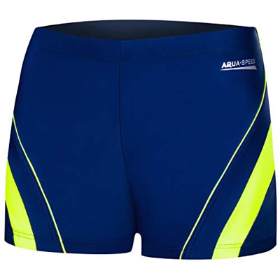 Aqua Speed® Dennis Mens Bañadores | Pantalones de baño | S-XXXL | Moderno | Tejido Newport | Ajuste Protección UV | Resistente al Cloro | Cordón | Con