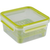 CLIP & GO XL Táper Verde, Transparente 1,3 L 1 pieza(s), Caja de depósito