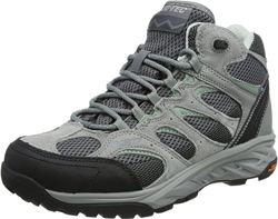 Hi-Tec Women's Wild Fire Mid Hiking Boots grey graphite iceberg green precio