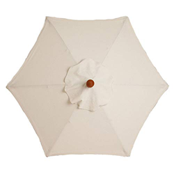 Beiyoule - Cubierta de repuesto para sombrilla de jardín, patio, sombrilla de mercado para patio trasero o piscina, No nulo, beige, Tamaño libre en oferta