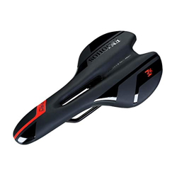 ENJOHOS Hombres Mujeres Silla de Bicicleta de Cuero Acolchada Silla de Bicicleta de montaña Profesional Silla de Montar de Bicicleta MTB Cojín de Bici precio