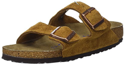 Birkenstock Arizona SFB, Sandalias de Punta Descubierta para Mujer, Marrón (Mink Mink), 38 EU en oferta