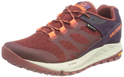 Merrell ANTORA GTX, Zapatillas para Caminar para Mujer, Rojo (Ladrillo), 38.5 EU