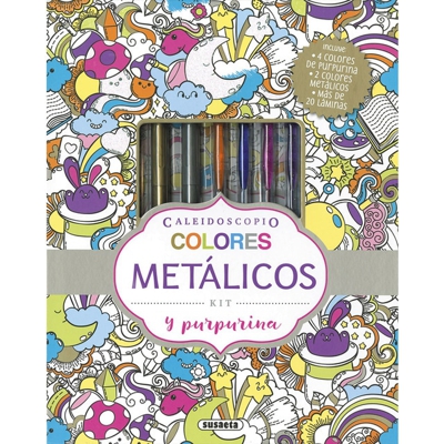 Colores metálicos y purpurina