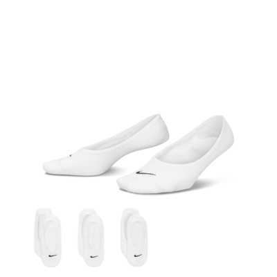 Nike Everyday Lightweight Calcetines pinkies de entrenamiento (3 pares) - Mujer - Blanco