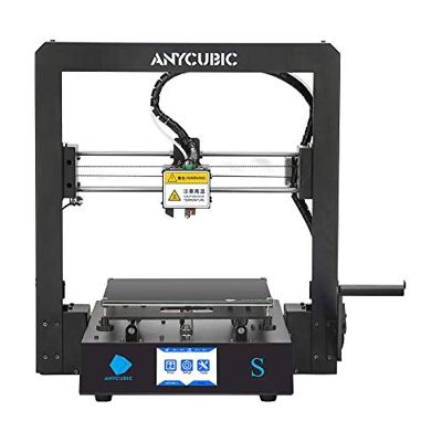 Anycubic Mega-S - Impresora 3D con buena calidad, extrusor, marco de metal resistente y base calefactora para filamentos de 1,75 mm de TPU, PLA, ABS, 