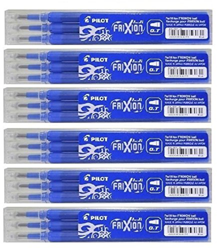 Pilot Azul Frixion Punta redonda Borrable Bolígrafos Recambios Para Bolígrafos Repuesto Tinta BLS-FR7 (18 Repuestos) en oferta