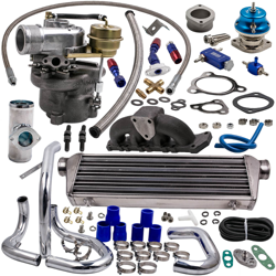 K04-015 Turbocompresor Kit + Intercooler for Audi A4 1.8T VW l4 GAS 058145703K en oferta