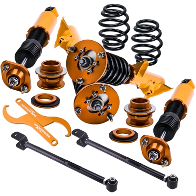 Coilover Suspensión Amortiguador Ajustable para BMW 3 Series E36+Control Arms