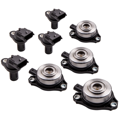 4x Sensor de posición 4x Imán de árbol de leva para Mercedes W164 W221 W211 W204