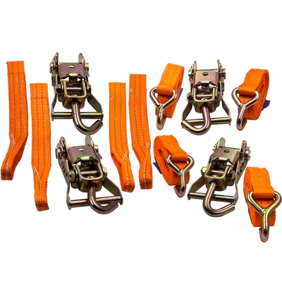 4 x ruedas de cinturón de tensión de transporte profesional para automóviles