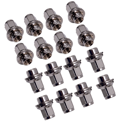 16 X Aleación Tuerca De La Rueda Estilo M12x1.5 Perno para Jaguar F-Tipo QQ6