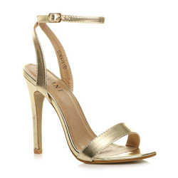 Mujeres tacón Alto Correa de Tobillo Fiesta Dama de Honor Boda Noche Apenas allí Sandalias de Tiras Zapatos número 4 37 precio