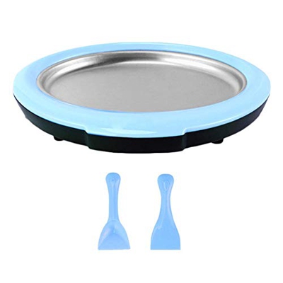 Exuberanter Ice Cream Roll Maker Machine, Bandeja De Hielo Frito, Máquina para Hacer Helados En Rollo con 2 Herramientas De Pala, No Necesita Electric
