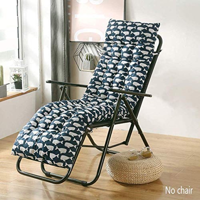 SKRCOOL Grueso Plegable Cojin Tumbona Jardin Suave Sostenible Cojín De Exterior Espalda Alta Cojines para Tumbona con Backrest para La Silla Colchón D