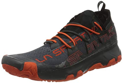 La Sportiva Unika, Zapatillas de Trail Running para Hombre, Multicolor (Carbon/Tangerine 000), 42.5 EU