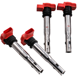 4x Rojo Bobina Pack Set para AUDI R8 2.0 TFSI / 2.0TSI A3 / Golf 5 / Leon 06E905115E características