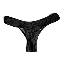 Tuopuda Mujeres Tanga brasileña Imprimir Bikini Bottom Bañarse Playa Ropa Interior (EU 34, Negro) características