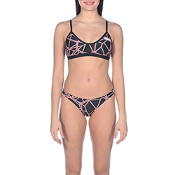 ARENA W Two Pieces Bikini Deportivo Mujer Carbonics Pro, Black-Red, 40 precio