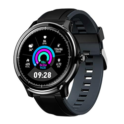 GOKOO Bluetooth Smartwatch Hombre Reloj Inteligente Impermeable IP68 Actividad Monitor Pulsómetro Compatible con Android y iOS en oferta