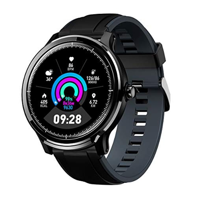 GOKOO Bluetooth Smartwatch Hombre Reloj Inteligente Impermeable IP68 Actividad Monitor Pulsómetro Compatible con Android y iOS