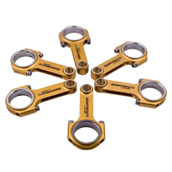 new H Beam Connecting Rod Rods para Porsche 911 2.4L 2.7L Conrod Rod 127.75mm en oferta