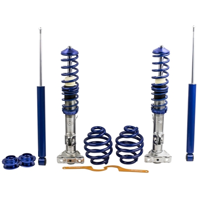 Kit de coilover para BMW E36 Coupe Touring 1992-2000 Amortiguadores azules ajustables