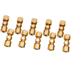10 PCS X Conector de Montaje de compresión de Línea de Freno 3/16 en oferta