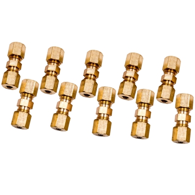10 PCS X Conector de Montaje de compresión de Línea de Freno 3/16